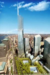 The bold, daring design for the Freedom Tower, it was scrapped shortly for security reasons.